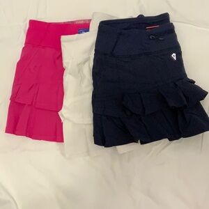 Ivivva (Lululemon) Girl’s Skorts Set - Pink, White, and Navy